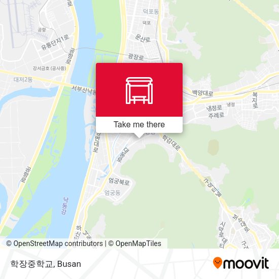 학장중학교 map