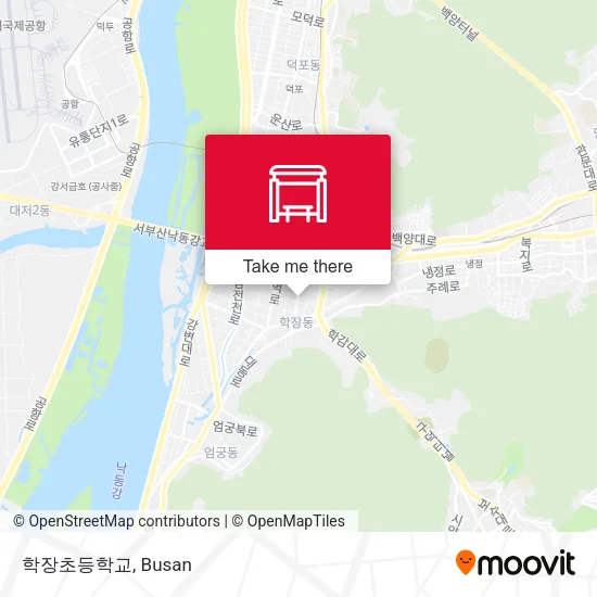 학장초등학교 map