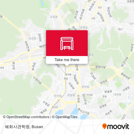 혜화사관학원 map