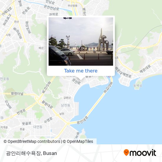 광안리해수욕장 map