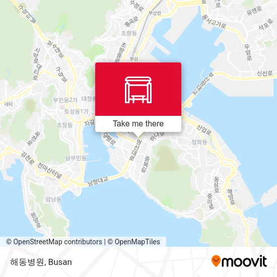 해동병원 map