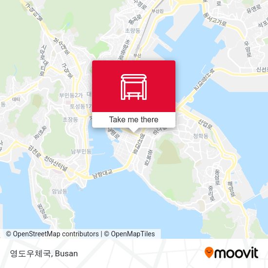 영도우체국 map