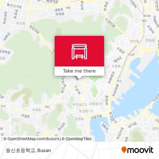 동신초등학교 map