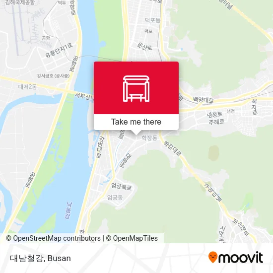 대남철강 map