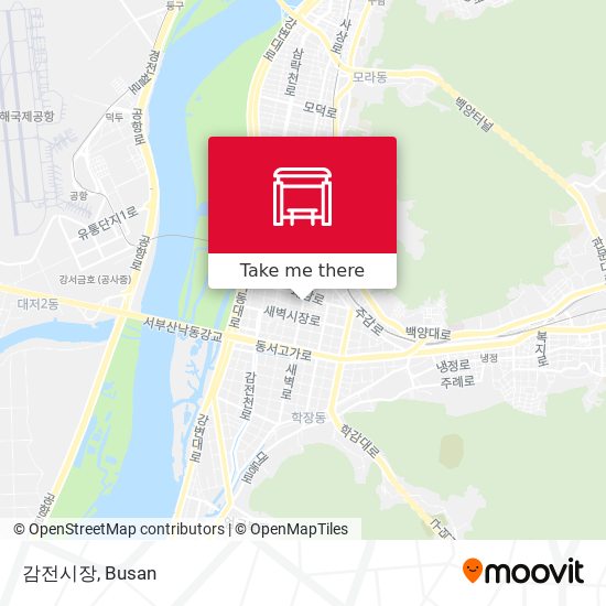 감전시장 map
