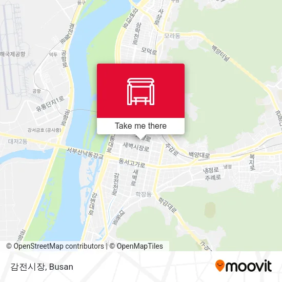 감전시장 map