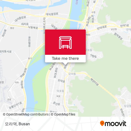 모라역 map