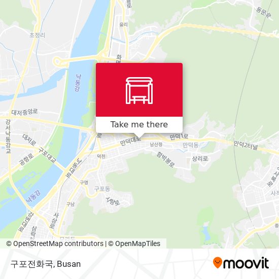 구포전화국 map