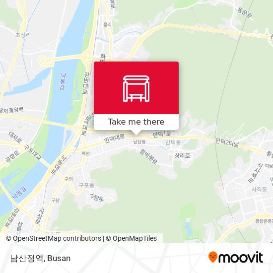 남산정역 map