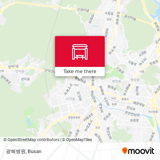 광혜병원 map