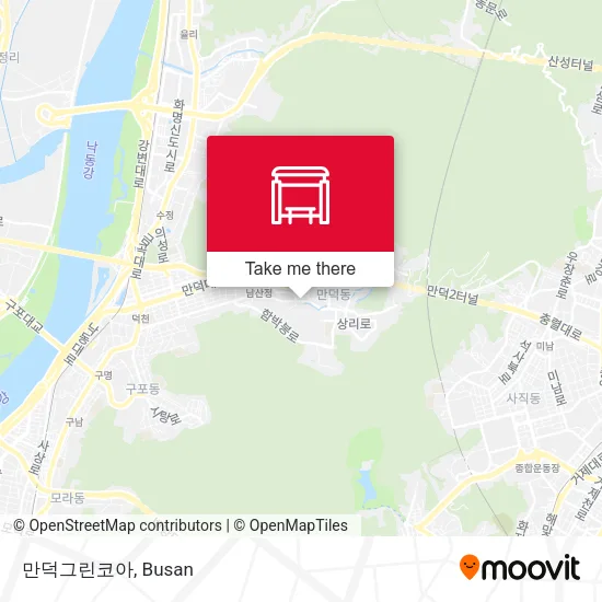 만덕그린코아 map