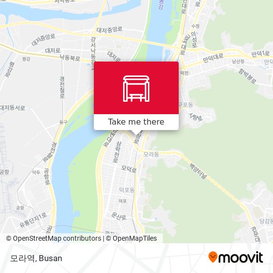 모라역 map