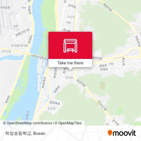 학장초등학교 map