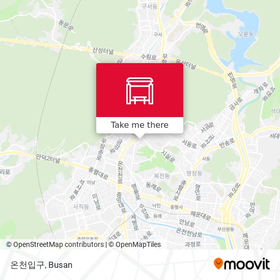 온천입구 map