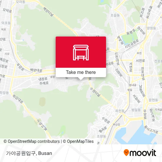 가야공원입구 map