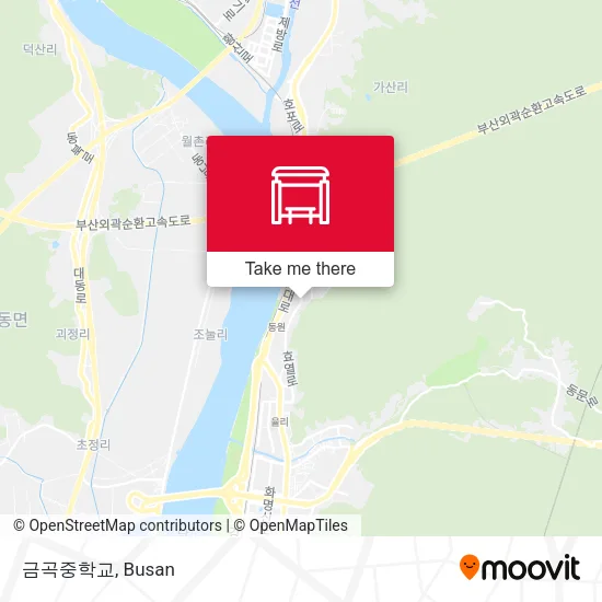 금곡중학교 map