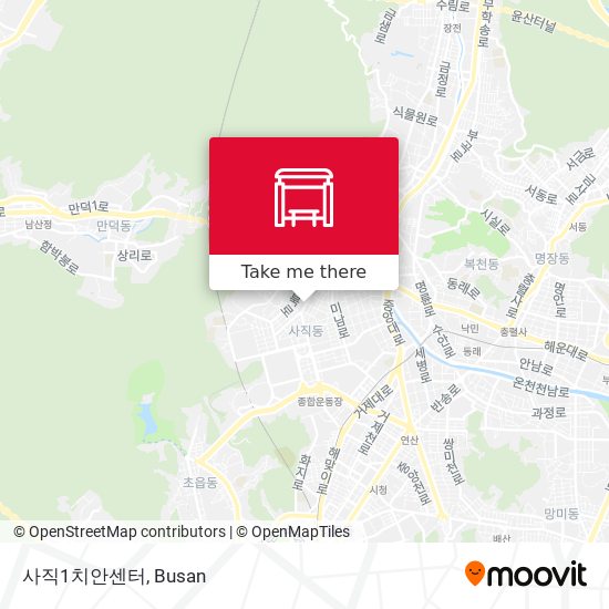 사직1치안센터 map