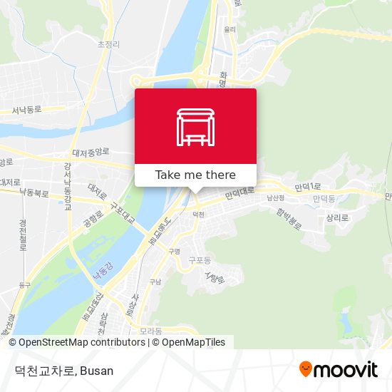 덕천교차로 map