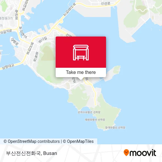 부산전신전화국 map