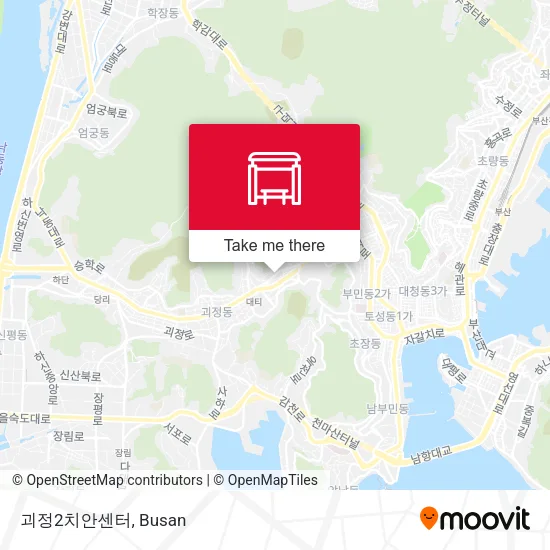 괴정2치안센터 map