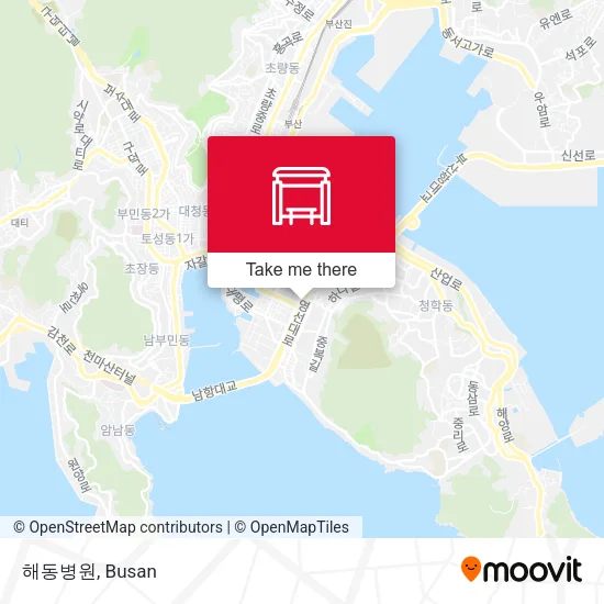 해동병원 map
