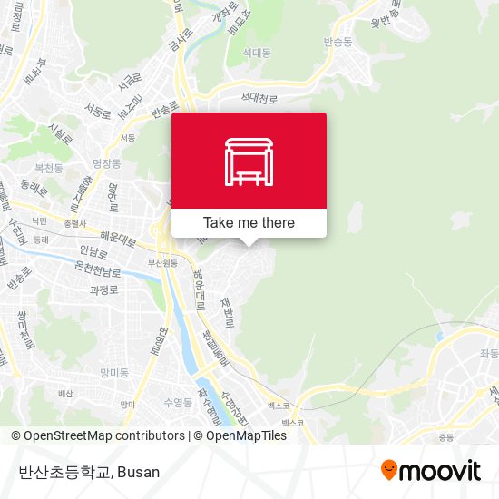 반산초등학교 map