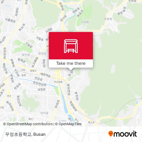 무정초등학교 map