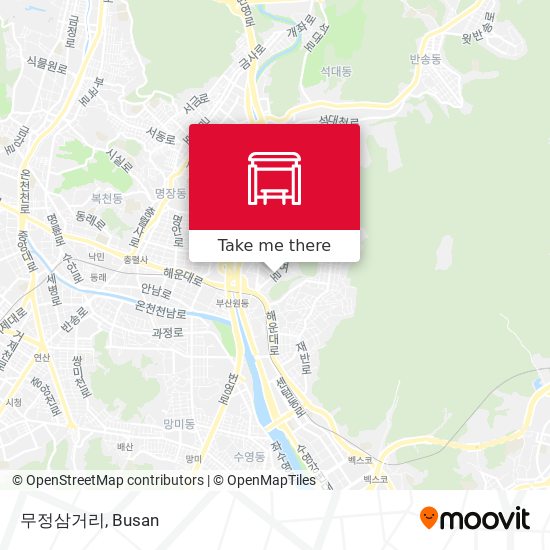 무정삼거리 map