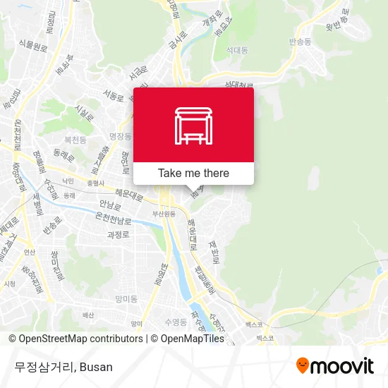 무정삼거리 map