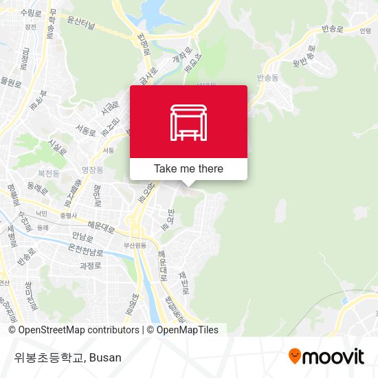 위봉초등학교 map