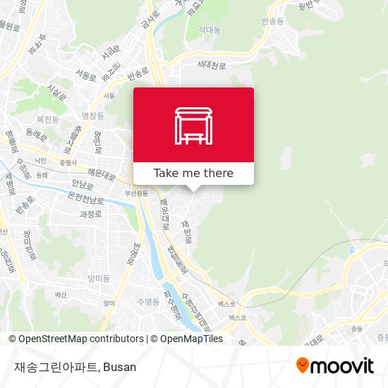 재송그린아파트 map