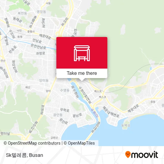 Sk텔레콤 map