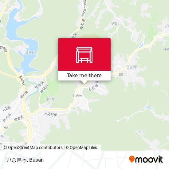 반송본동 map