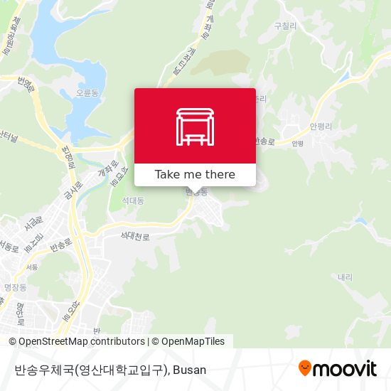 반송우체국(영산대학교입구) map
