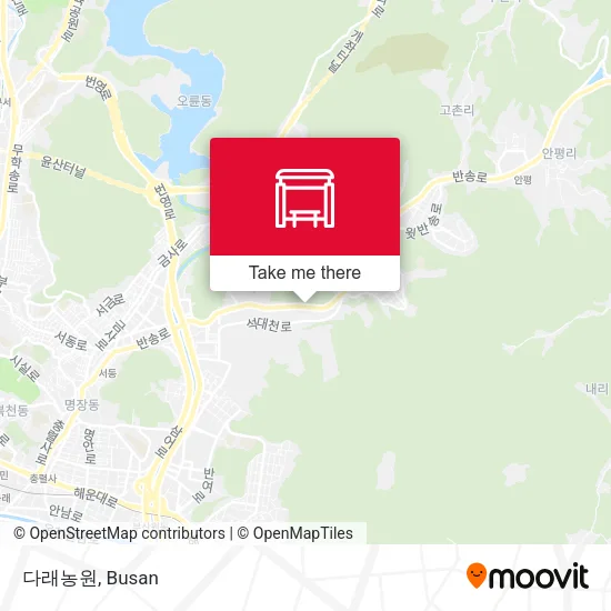 다래농원 map