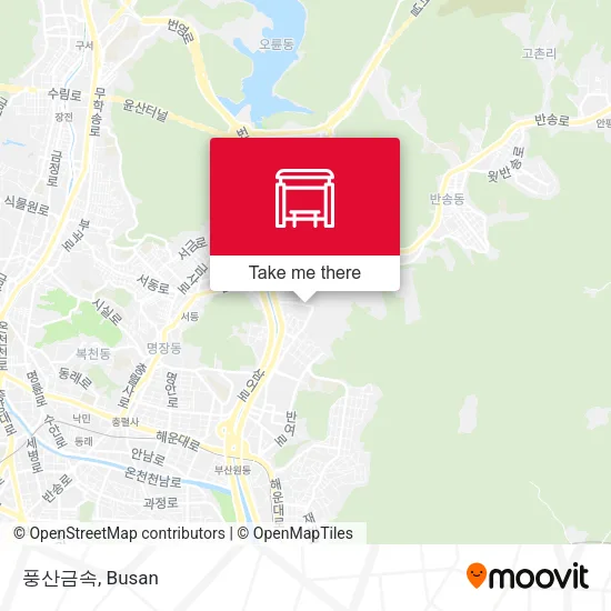 풍산금속 map