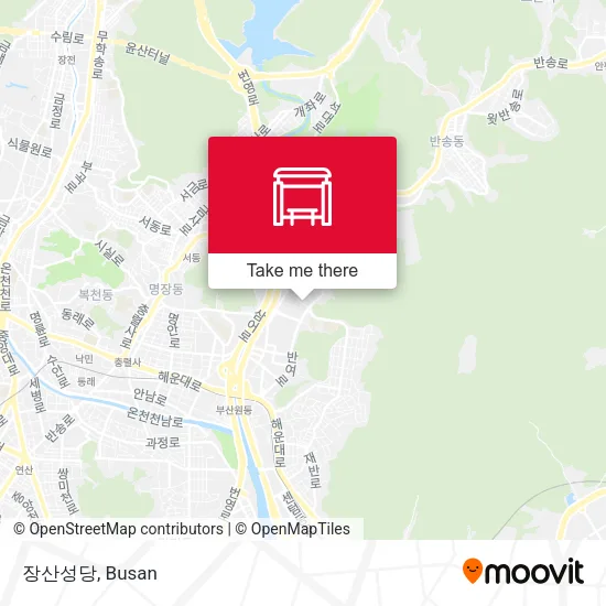 장산성당 map