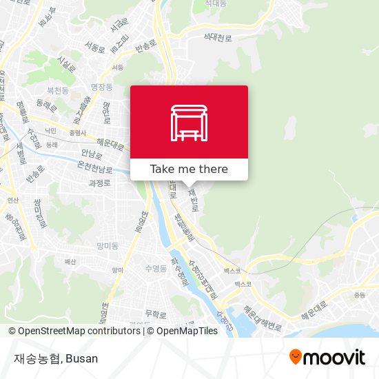 재송농협 map