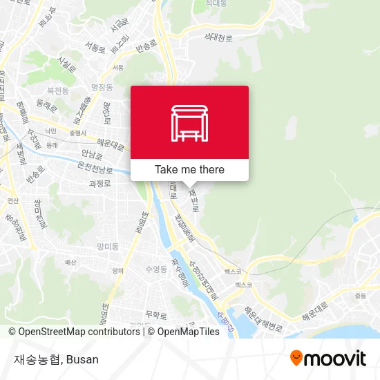 재송농협 map