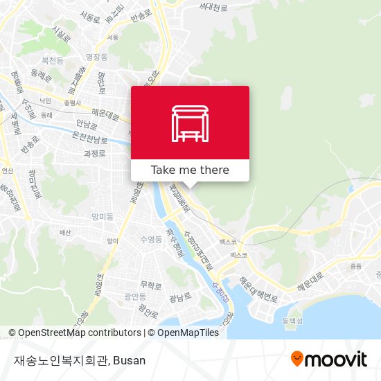 재송노인복지회관 map