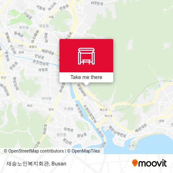 재송노인복지회관 map