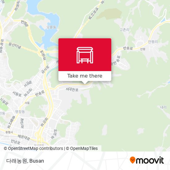 다래농원 map