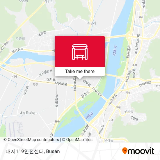 대저119안전센터 map