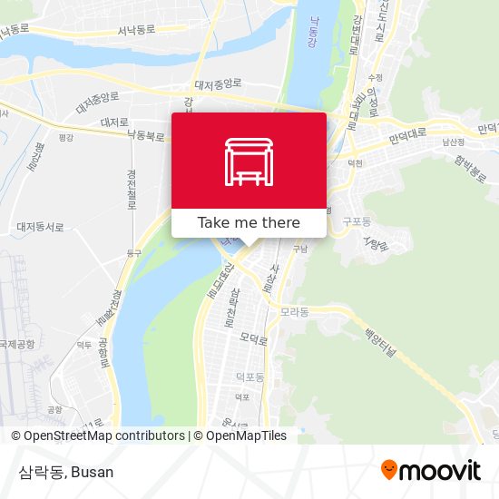 삼락동 map