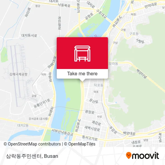 삼락동주민센터 map