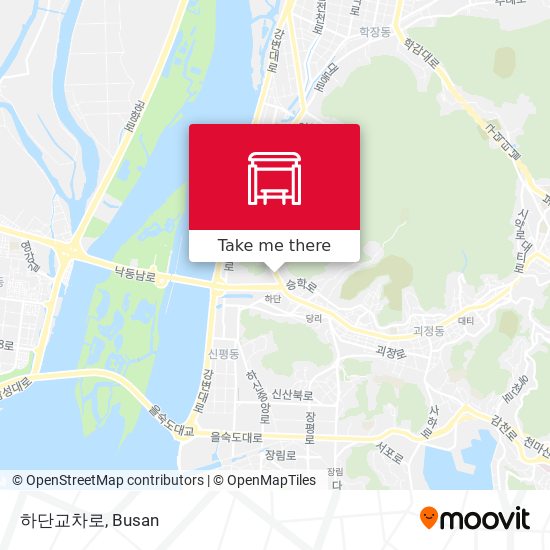 하단교차로 map