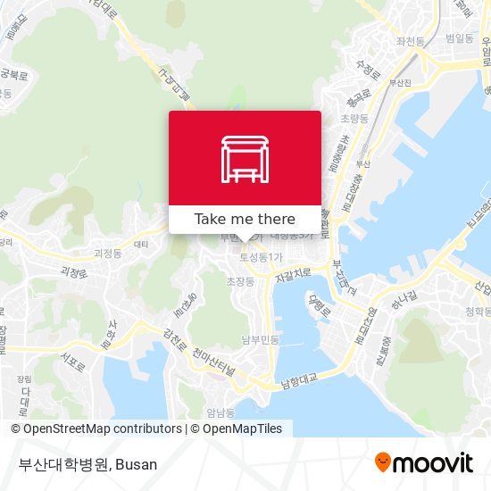 부산대학병원 map