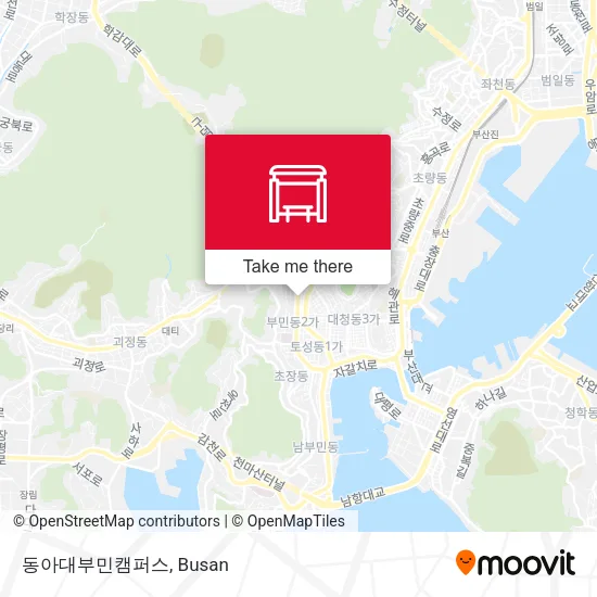 동아대부민캠퍼스 map