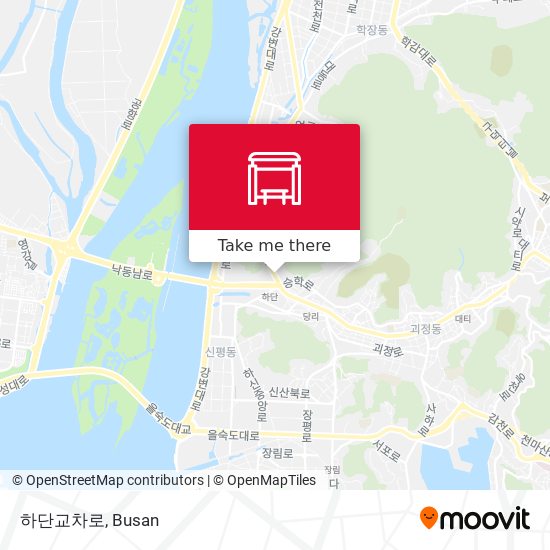 하단교차로 map