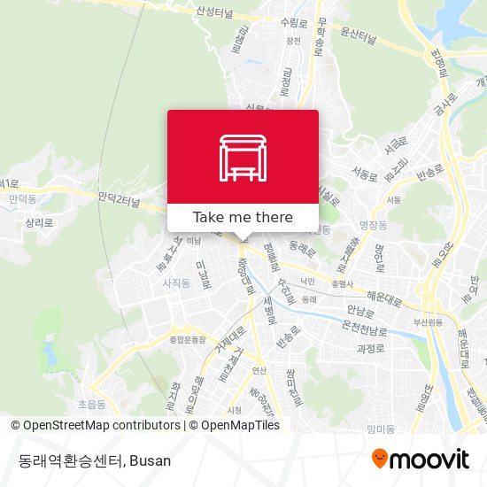 동래역환승센터 map